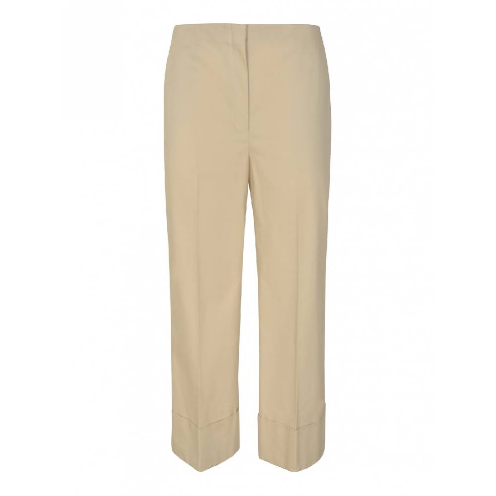 THEORY Pantaloni gamba larga con risvolto