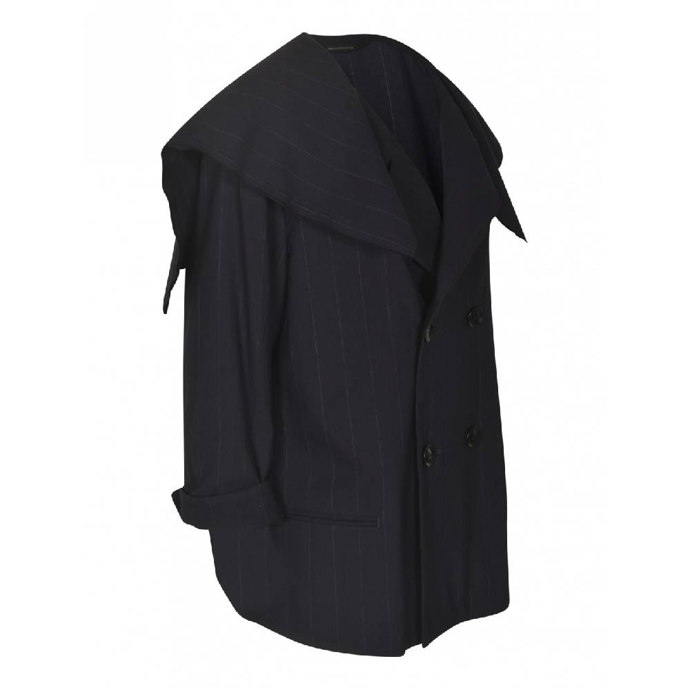 Y'S YOHJI YAMAMOTO Giacca Gessata Doppio Petto