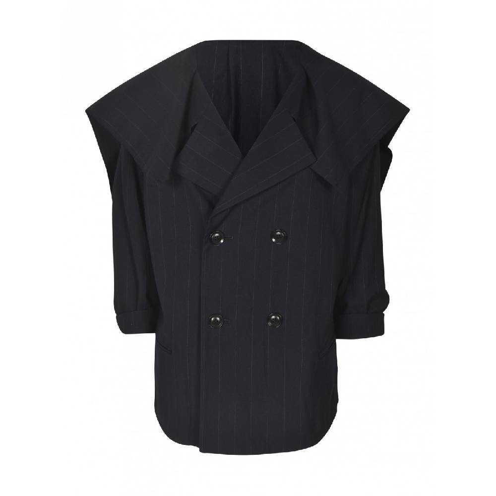 Y'S YOHJI YAMAMOTO Giacca gessata doppio petto