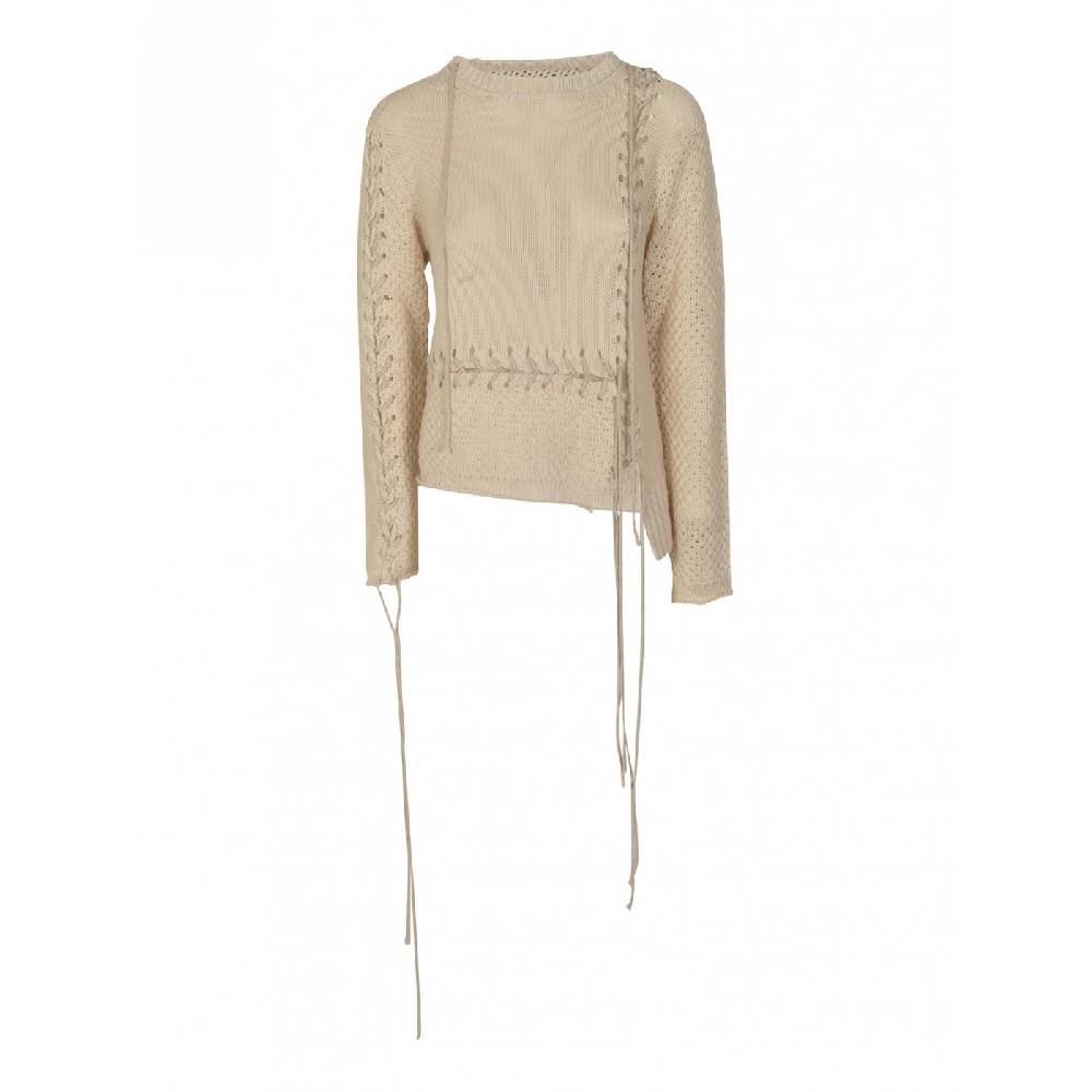 Y'S YOHJI YAMAMOTO Maglia girocollo patchwork