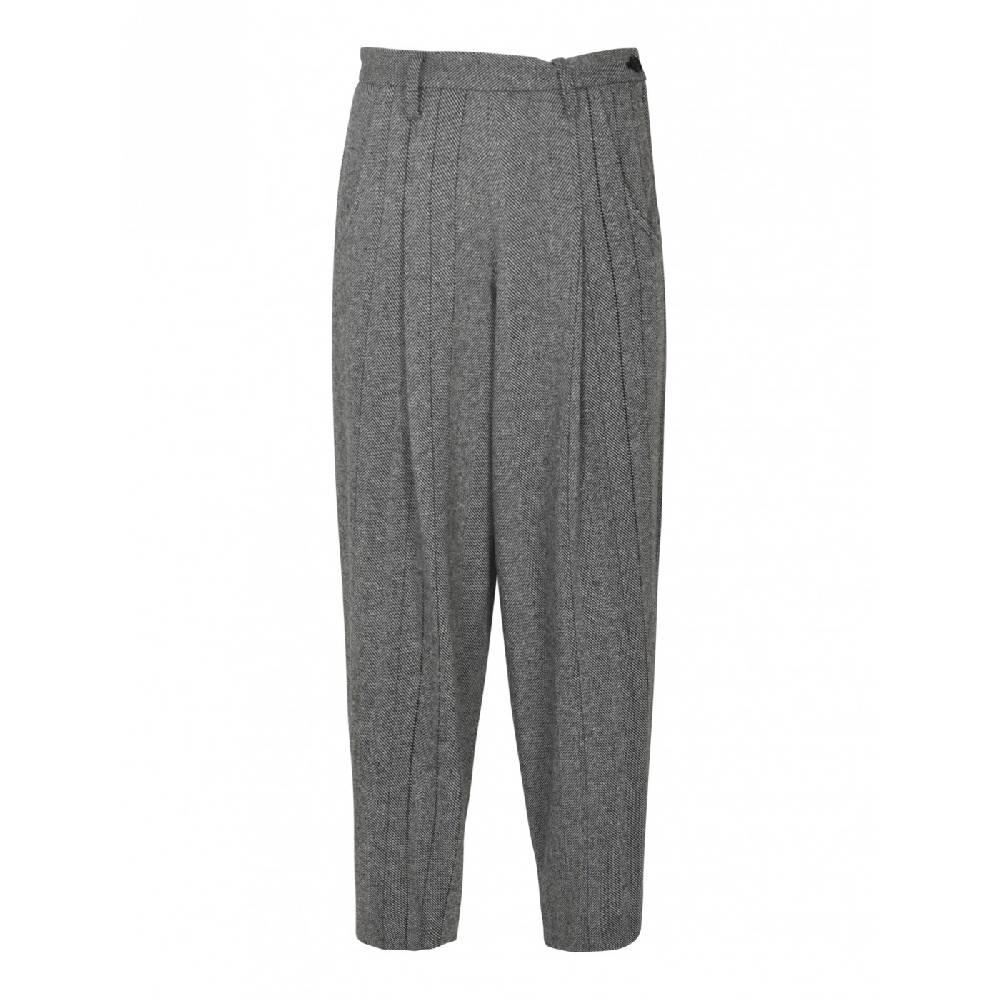 Y'S YOHJI YAMAMOTO Pantalone con pence spigato