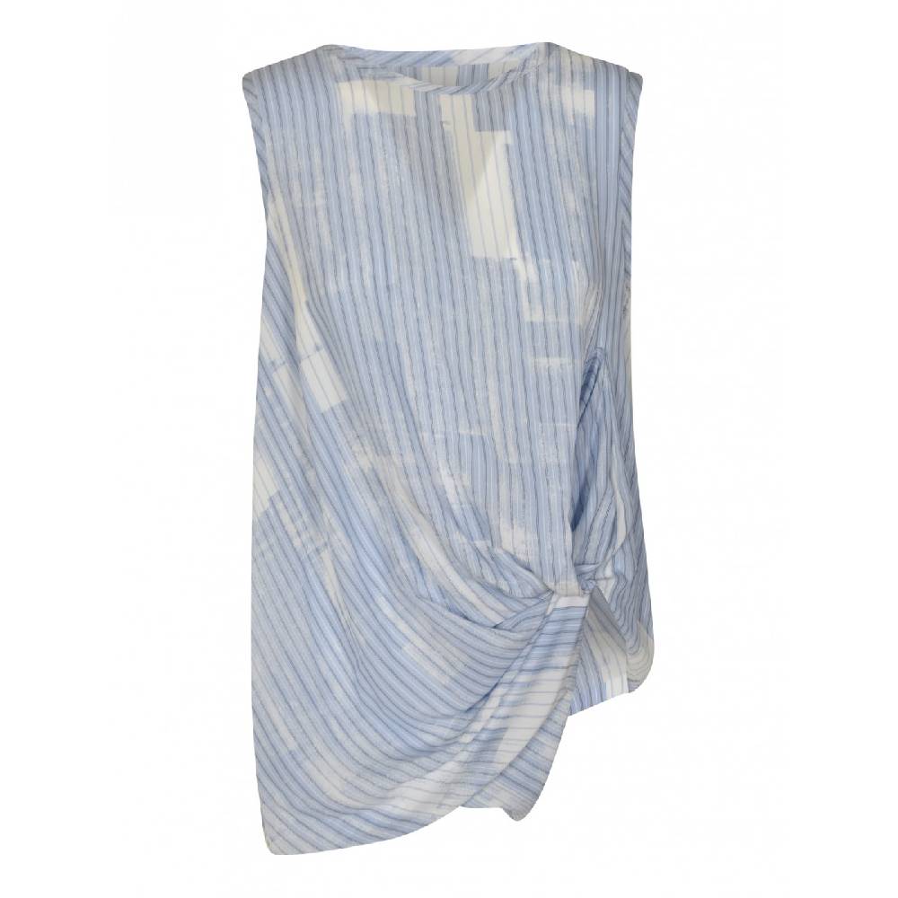 Y'S YOHJI YAMAMOTO Top con drappeggio