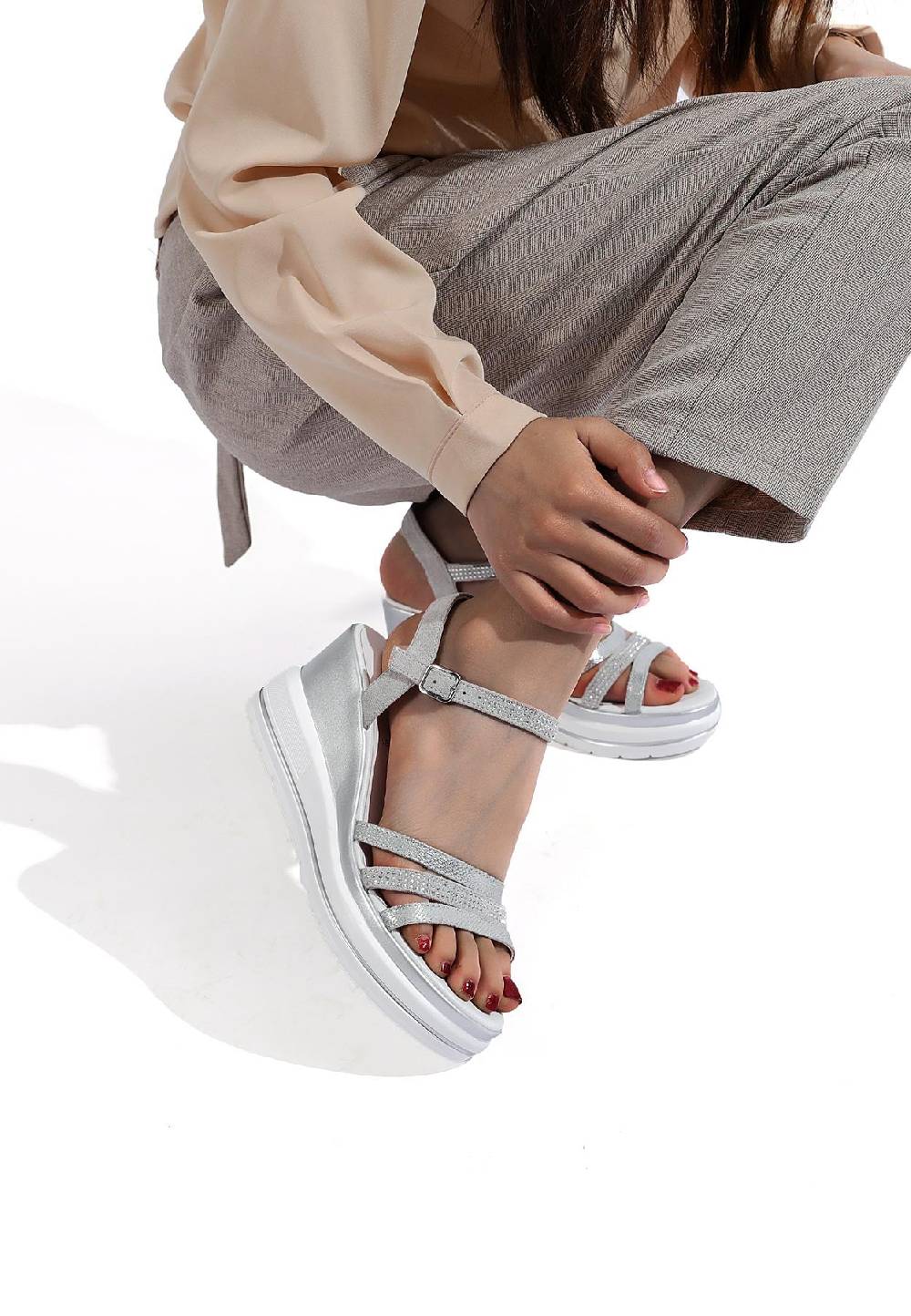 Queen Helena Sandali - Zeppe - X28-214