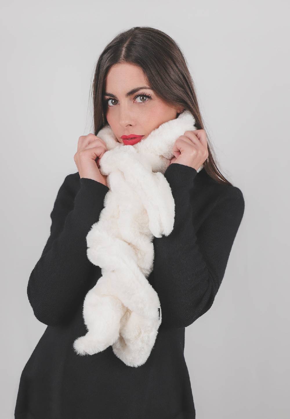 Queen Helena Sciarpa peluche - SC01