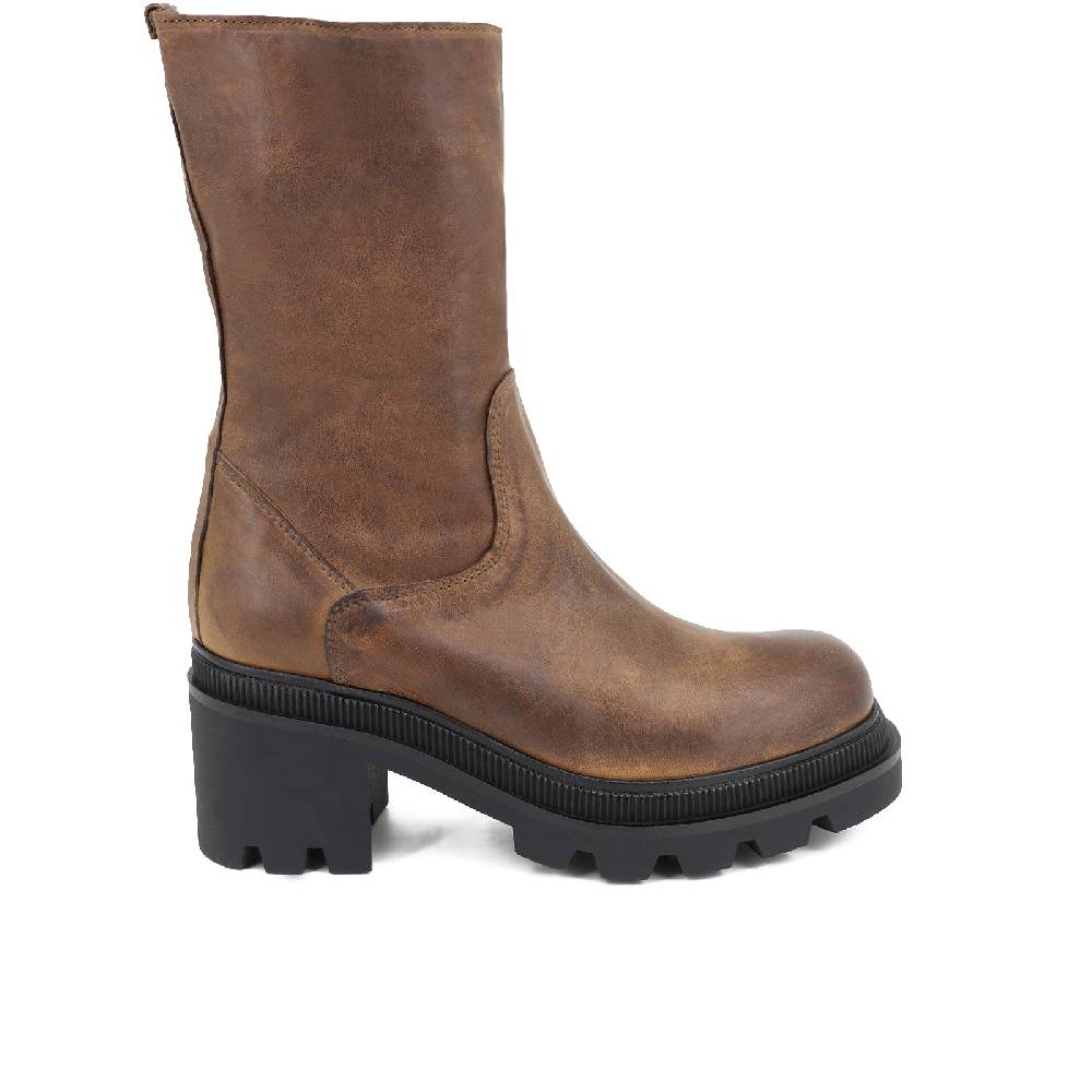 Queen Helena Stivaletti - F177 - Vera Pelle