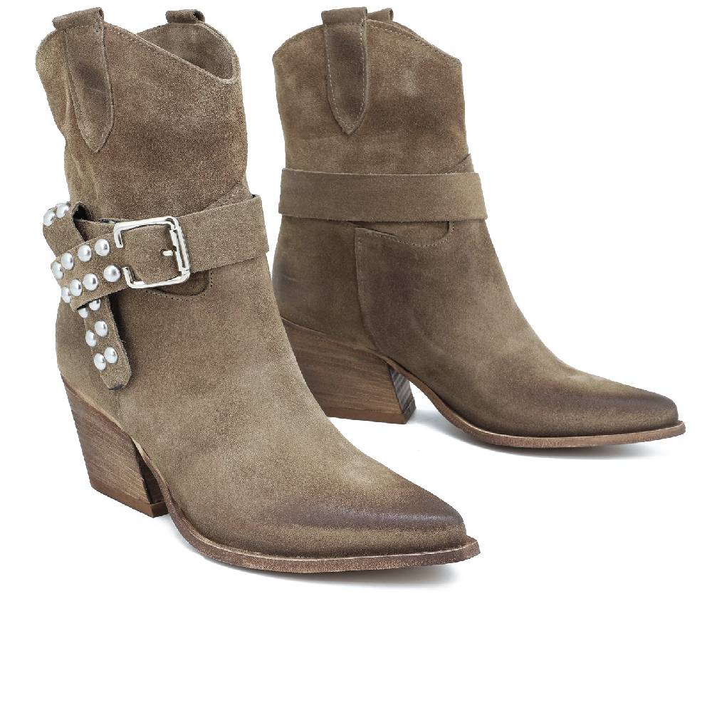 Queen Helena Stivaletti Texani - MARA 122 - Vera Pelle