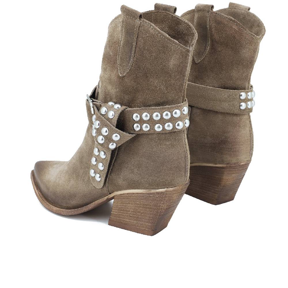 Queen Helena Stivaletti Texani - MARA 122 - Vera Pelle