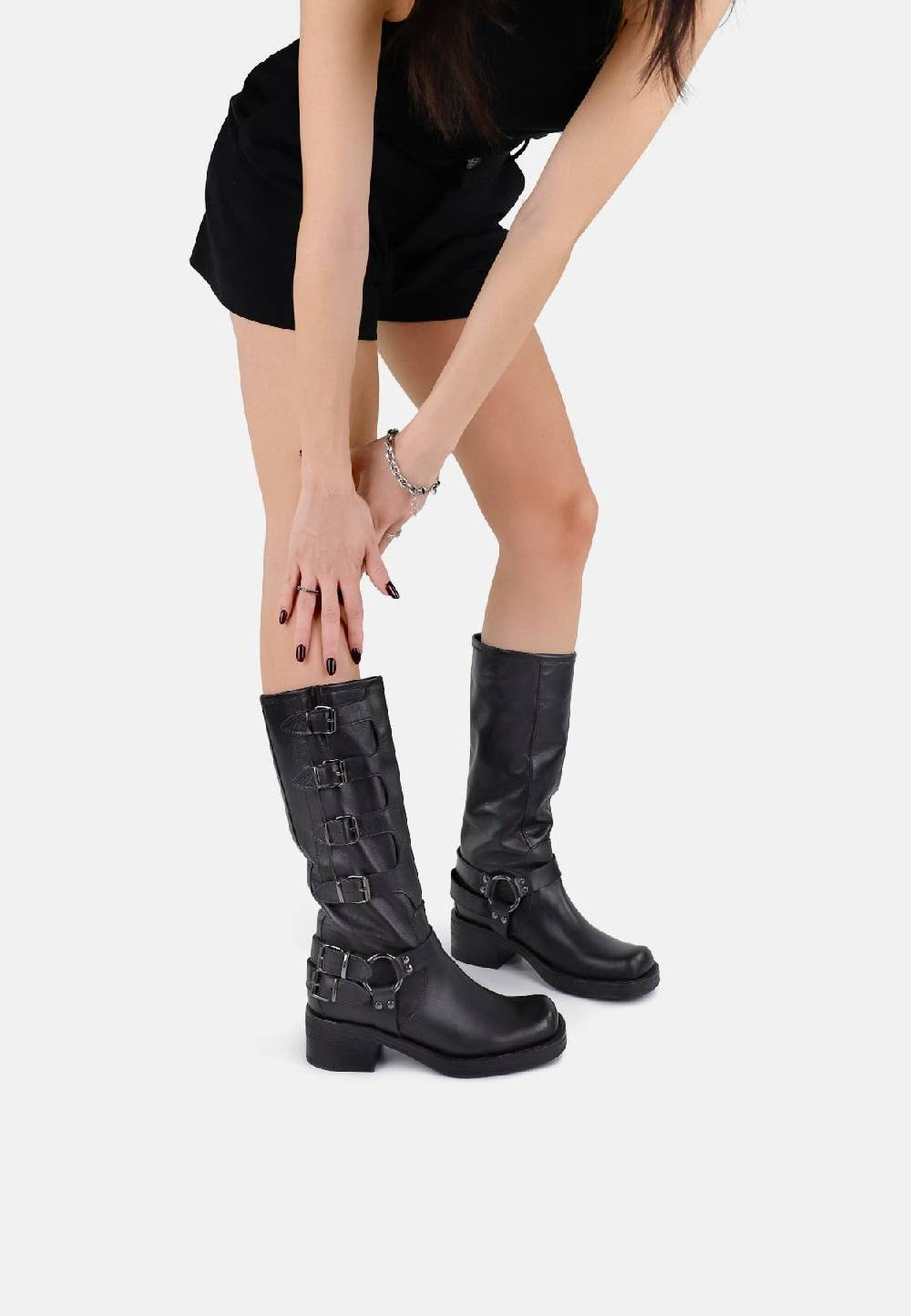 Queen Helena Stivali biker F4