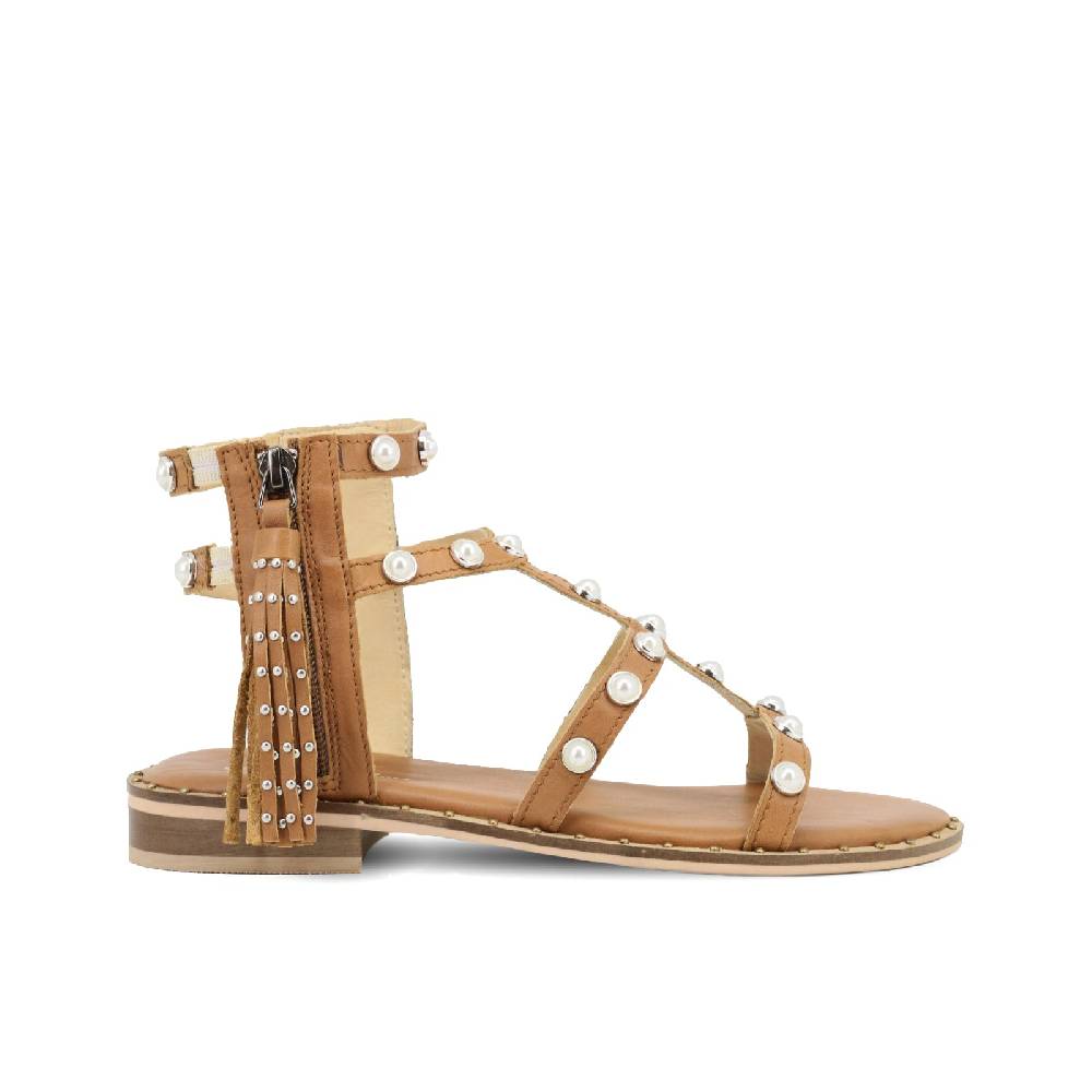 Queen Helena Sandali gladiator - IFL20/S-32 - vera pelle