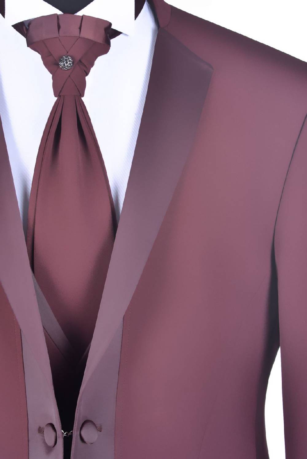 Baggi Abito Alla Coreana Da Sposo Rosa Borgogna Baggi Cerimonia