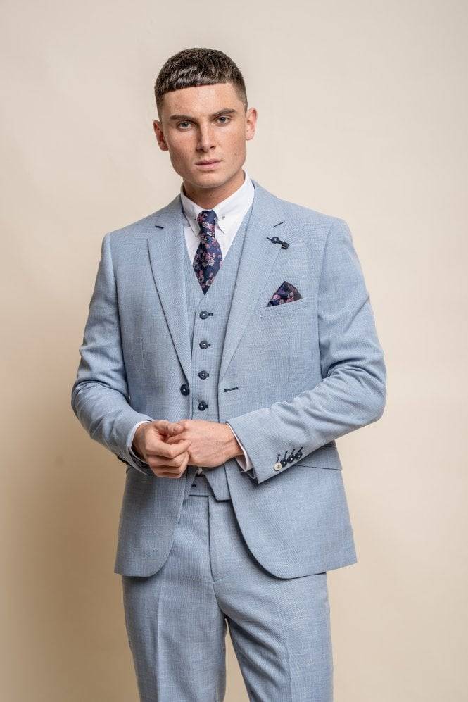 House of Cavani Abito azzurro chiaro house of cavani semi foderato stretch modern fit