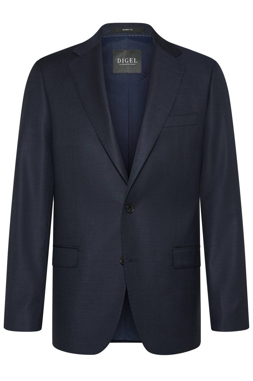 Digel Abito blu digel drop quattro corto in lana vitale barberis canonico