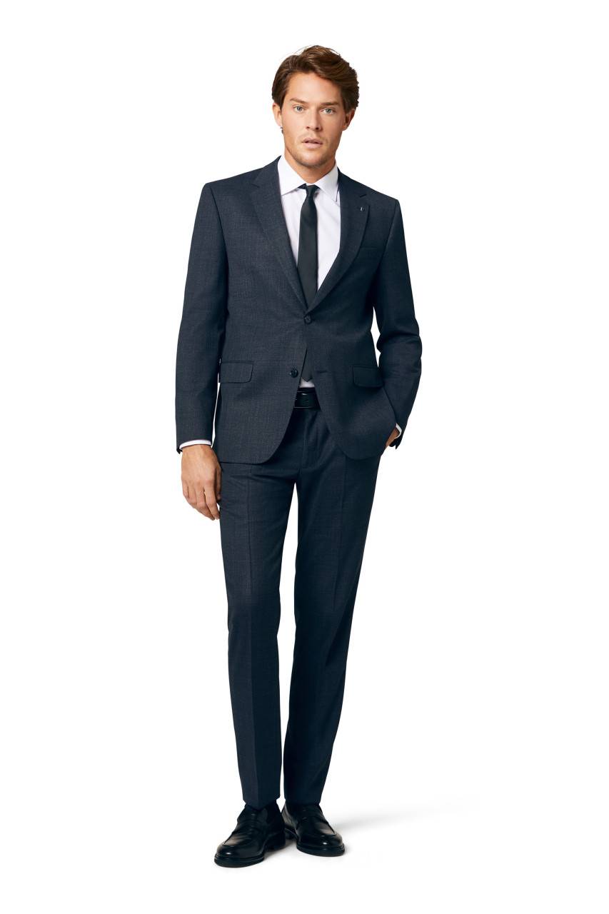 Digel Abito Blu Digel Drop Quattro Corto Lana Stretch Comfort