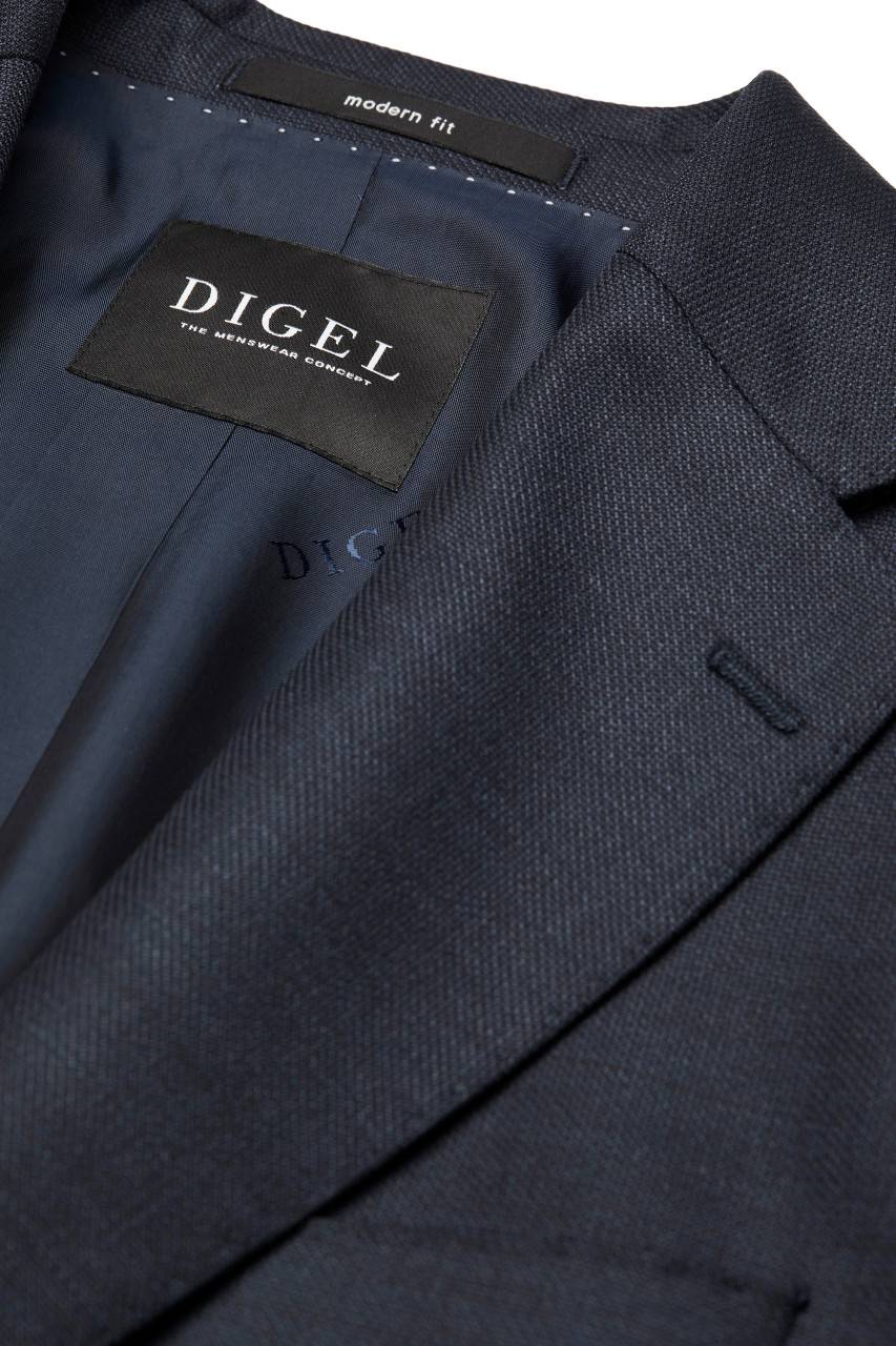 Digel Abito Blu Digel Drop Sei Modern Fit In Lana Vitale Barberis Canonico