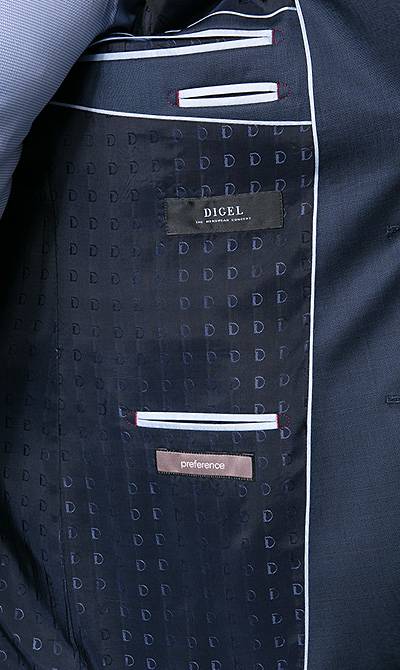 Digel Abito Blu Digel Drop Sei Modern Fit Pura Lana Reda