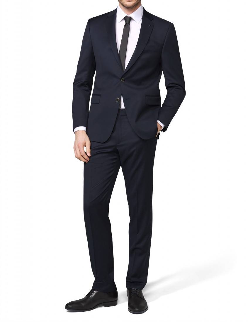 Digel Abito blu digel in lana reda 110's drop sei modern fit