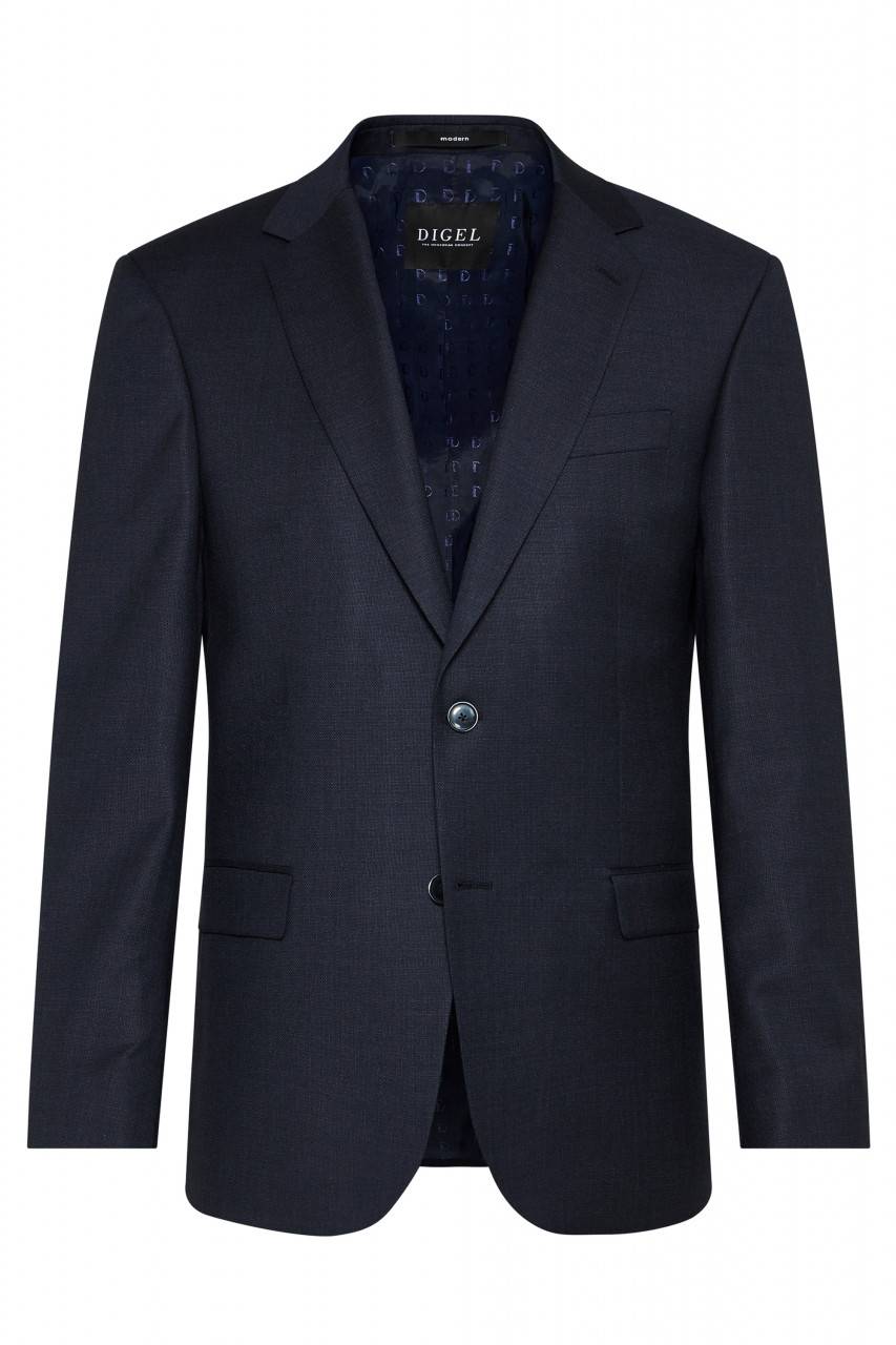 Digel Abito blu digel lana stretch reda flexo drop quattro corto