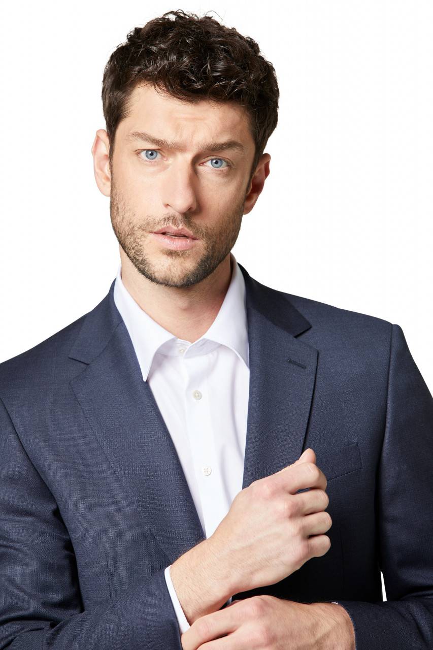 Digel Abito Blu Digel Lana Stretch Reda Flexo Drop Sei Modern Fit