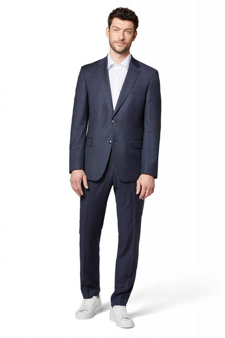 Digel Abito blu digel lana stretch reda flexo drop sei modern fit