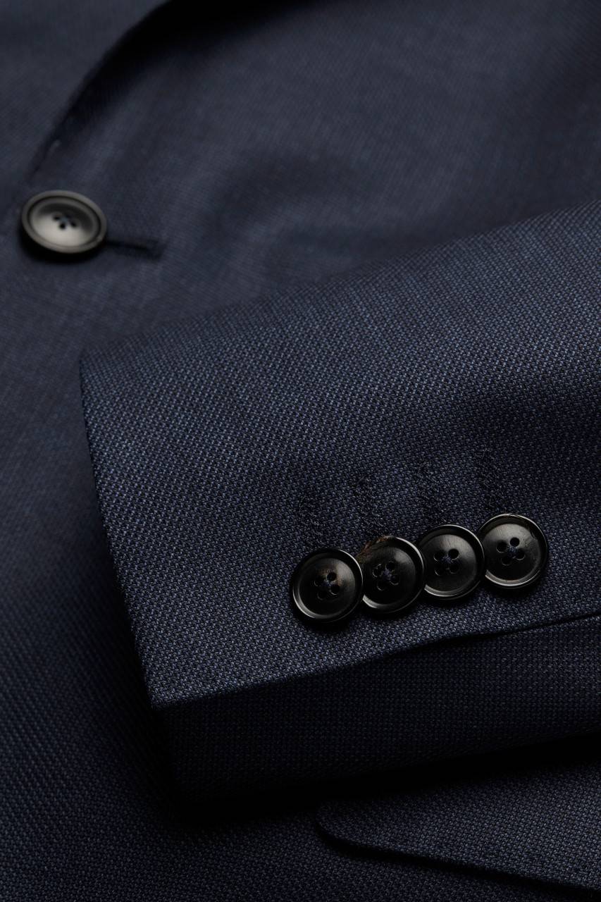 Digel Abito Blu Napoli Digel Drop Quattro Corto In Lana Vitale Barberis Canonico