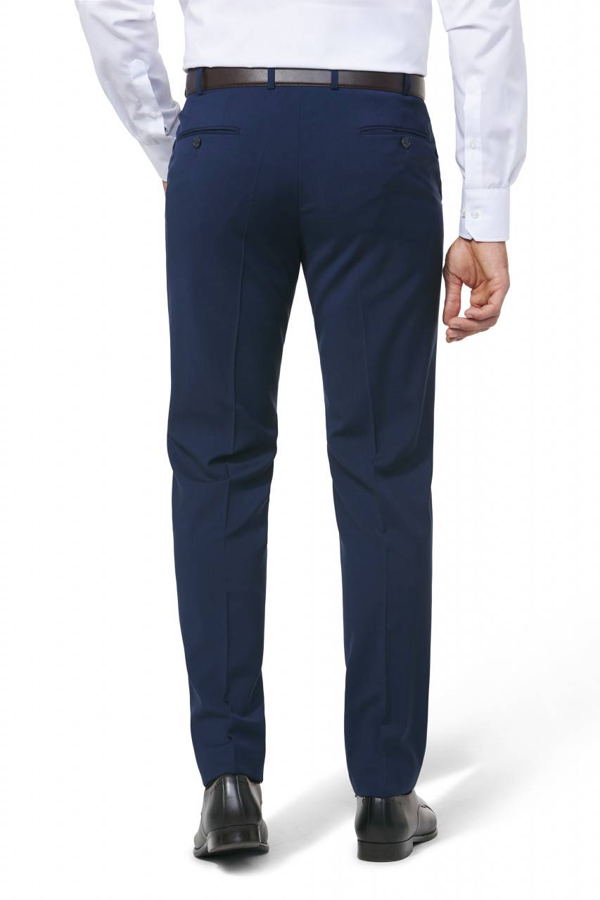 Digel Abito Blu Napoli Digel Drop Sei Modern Fit In Pura Lana Vergine Marzotto Super 100