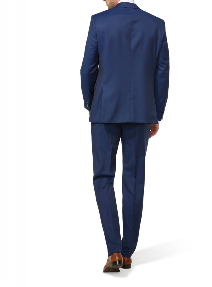 Digel Abito Blu Napoli Digel Drop Sei Modern Fit In Pura Lana Vergine Reda