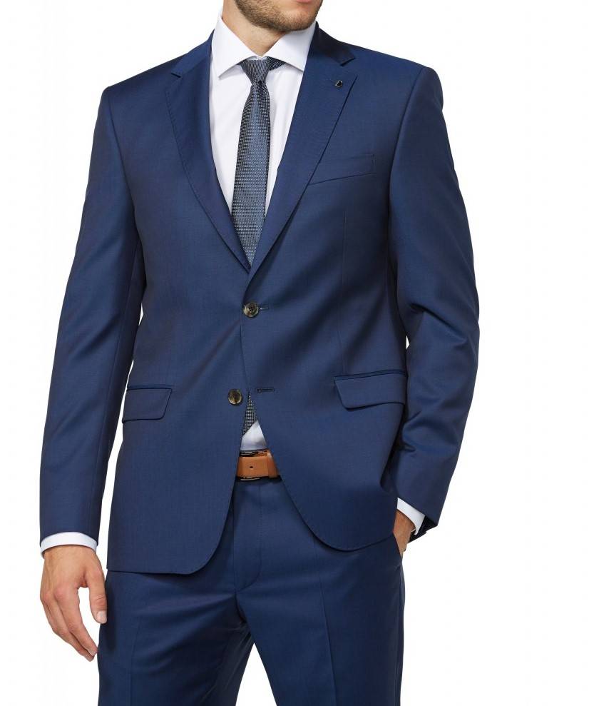 Digel Abito Blu Napoli Digel Drop Sei Modern Fit In Pura Lana Vergine Reda