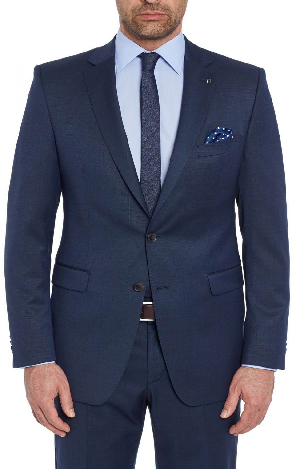 Digel Abito Blu Navy Digel Drop Sei Modern Fit In Lana Reda 110' S