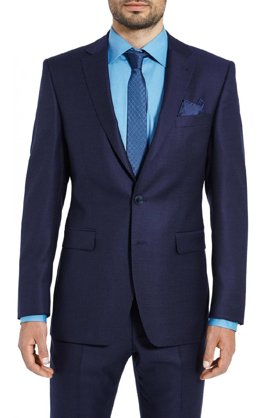 Digel Abito Blu Navy Digel Drop Sei Modern Fit Tessuto Reda 110's