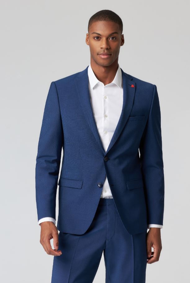 Roy Robson Abito blu navy roy robson extra slim fit in lana bi-stretch