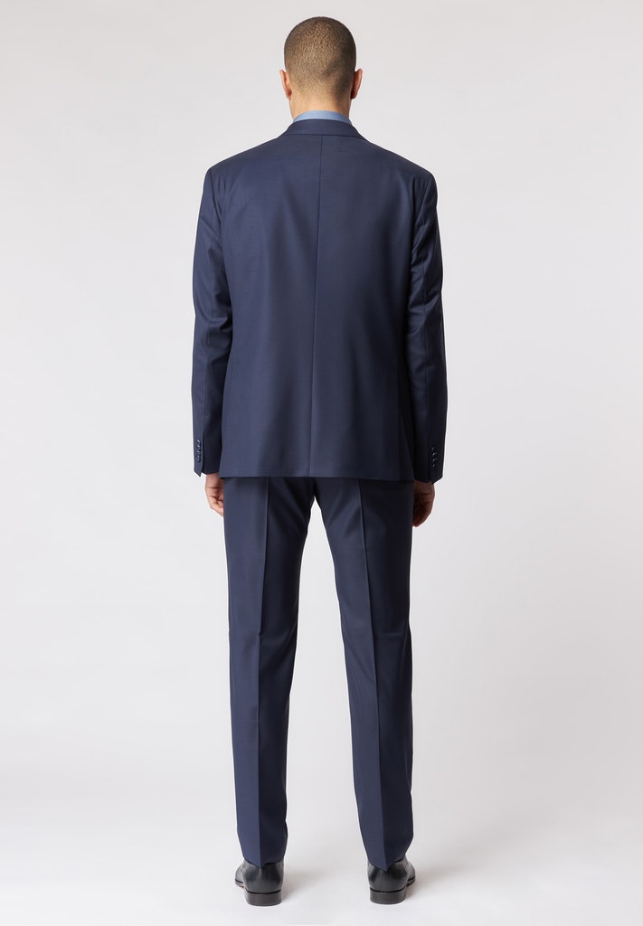 Roy Robson Abito Blu Navy Roy Robson In Lana Cerruti Stretch Drop Sei Regular Fit