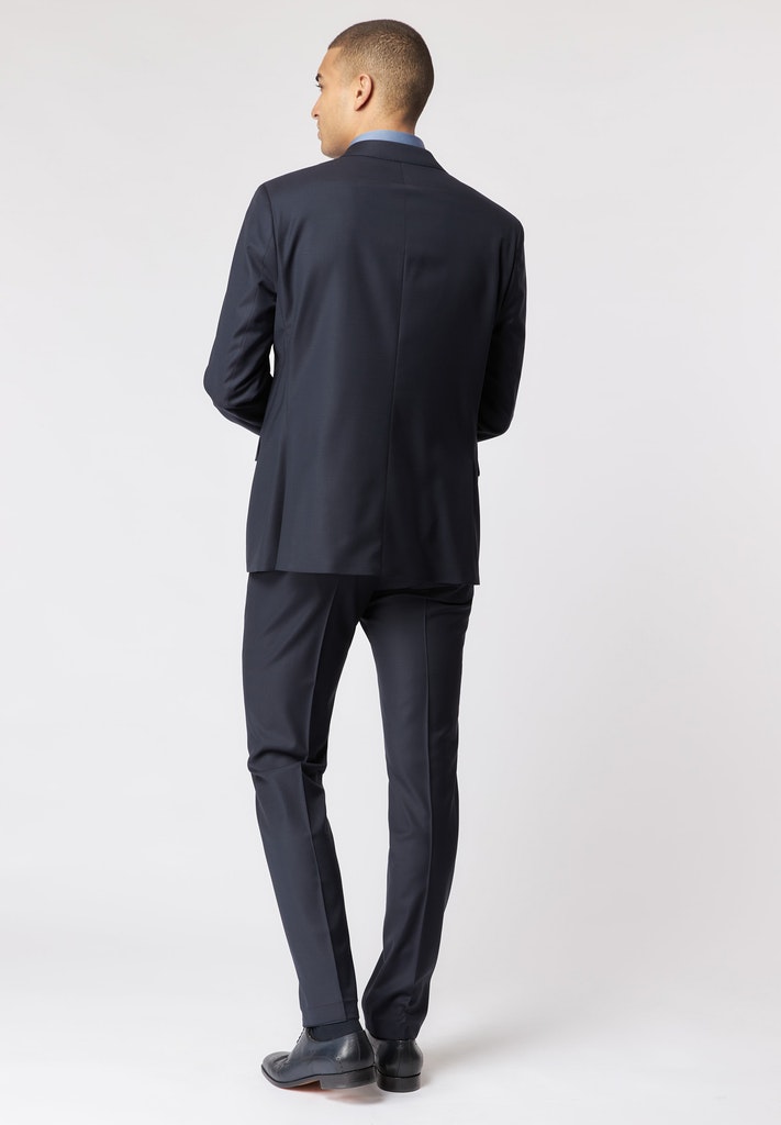 Roy Robson Abito Blu Roy Robson In Lana Cerruti Stretch Drop Sei Regular Fit