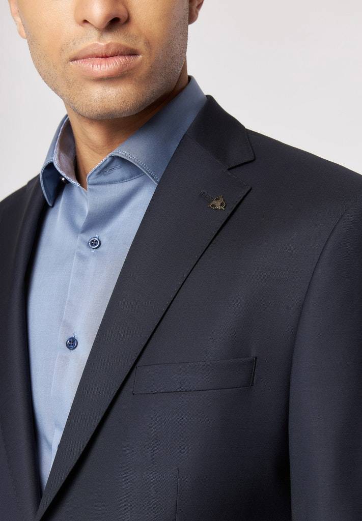 Roy Robson Abito Blu Roy Robson In Lana Cerruti Stretch Drop Sei Regular Fit