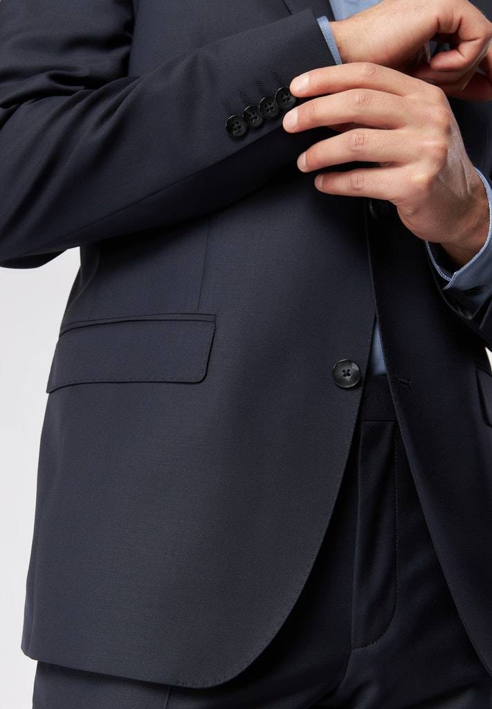 Roy Robson Abito Blu Roy Robson In Lana Cerruti Stretch Drop Sei Regular Fit