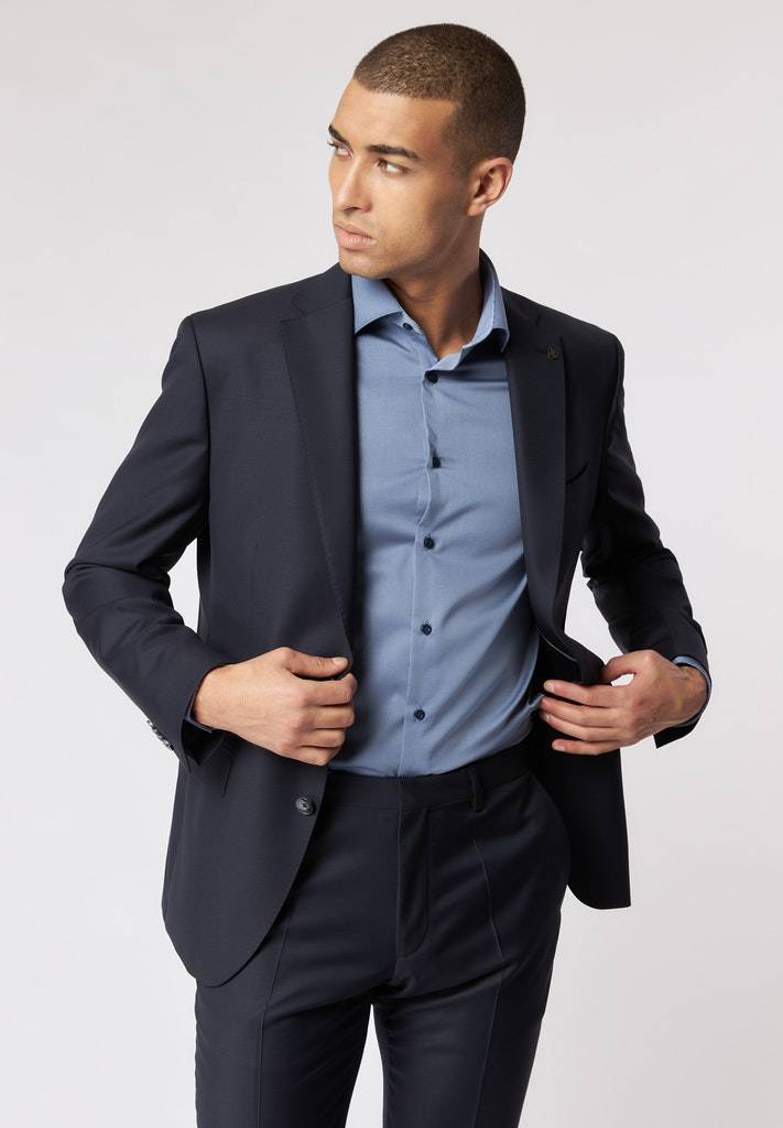 Roy Robson Abito blu roy robson in lana cerruti stretch drop sei regular fit