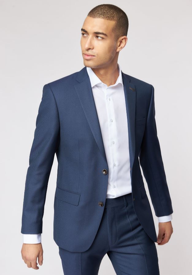 Roy Robson Abito blu roy robson in lana reda super 130's drop sei regular fit