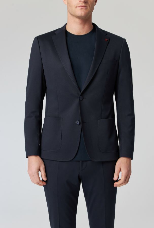 Roy Robson Abito Blu Roy Robson Slim Fit In Jersey Stretch