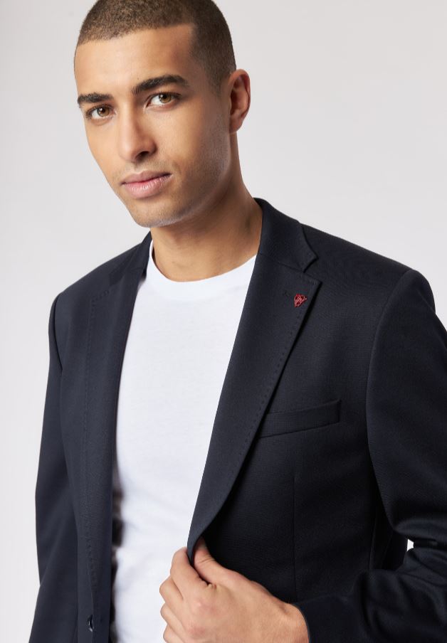 Roy Robson Abito Blu Roy Robson Slim Fit In Jersey Stretch