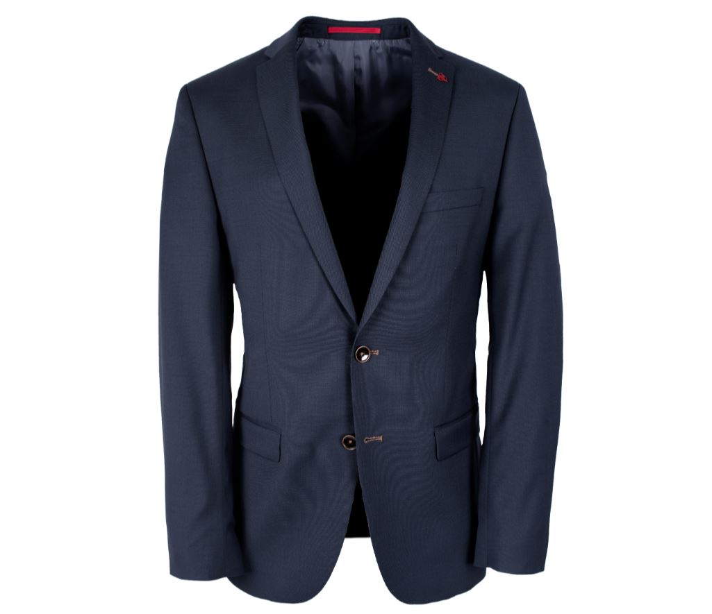 Roy Robson Abito Blu Roy Robson Slim Fit In Lana Merlane Operata