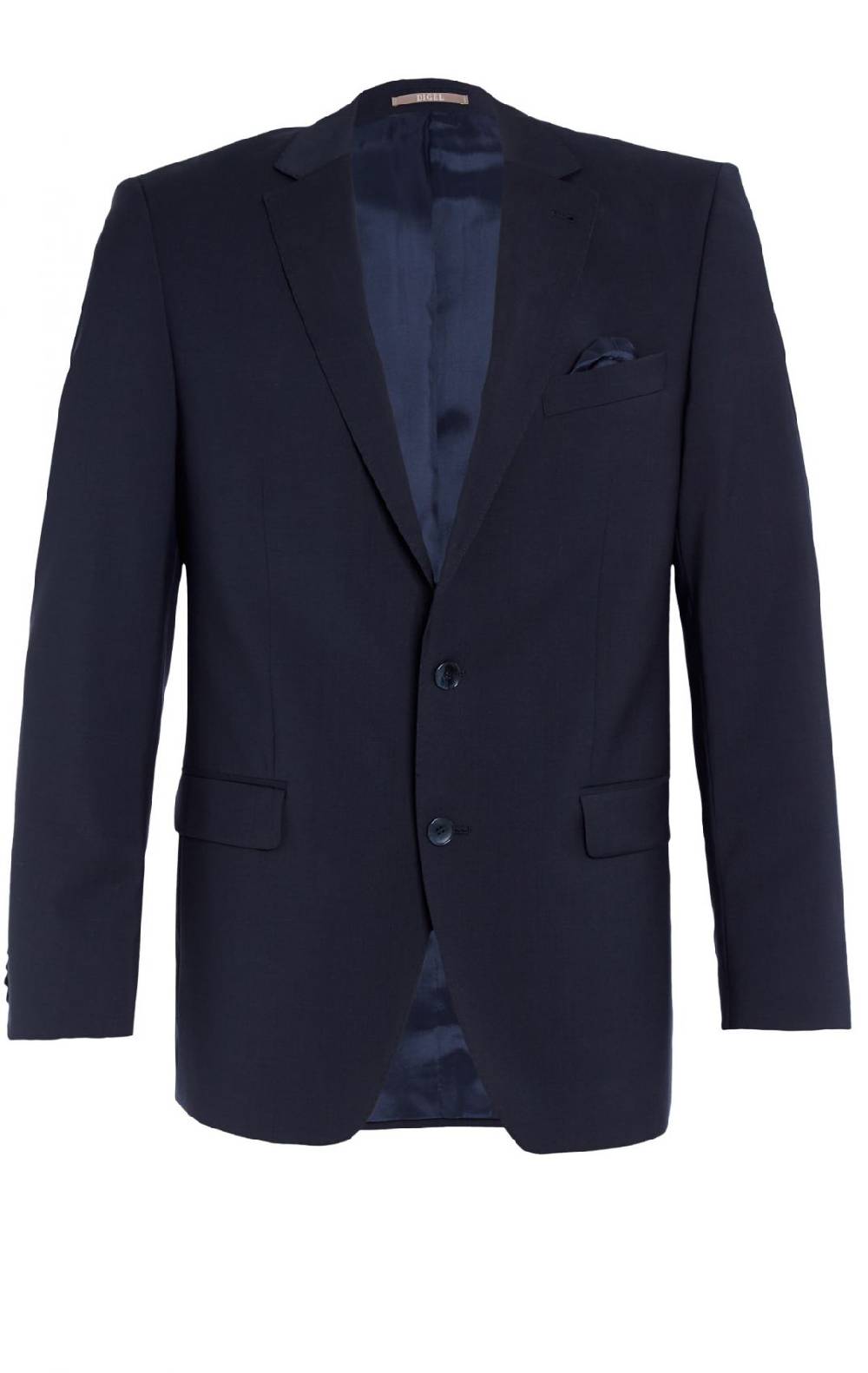 Digel Abito Blu Scuro Digel Drop Quattro Corto In Lana Marzotto Natural Stretch