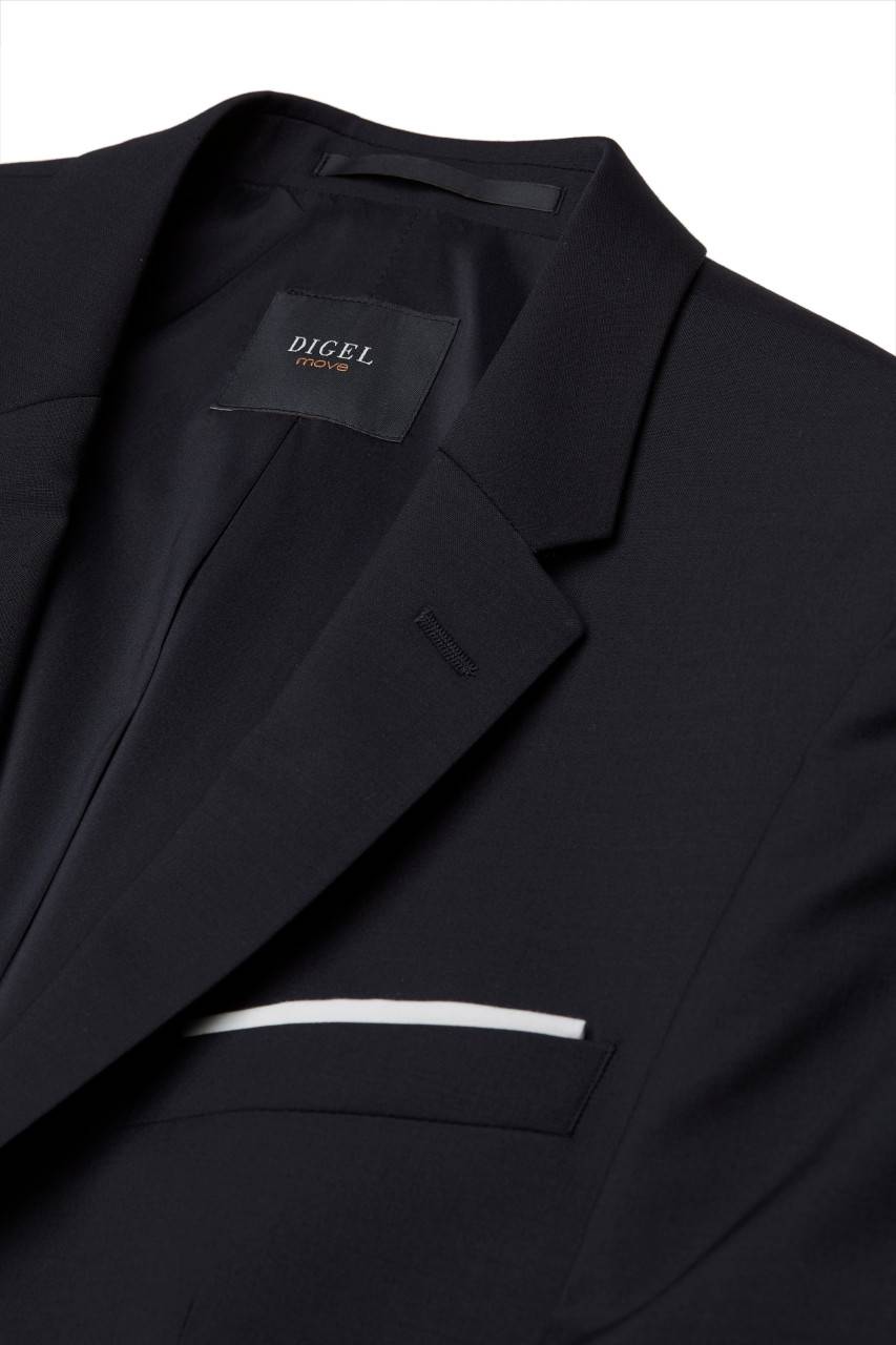 Digel Move Abito Blu Scuro Digel Move In Lana Elasticizzata Extra Slim Fit