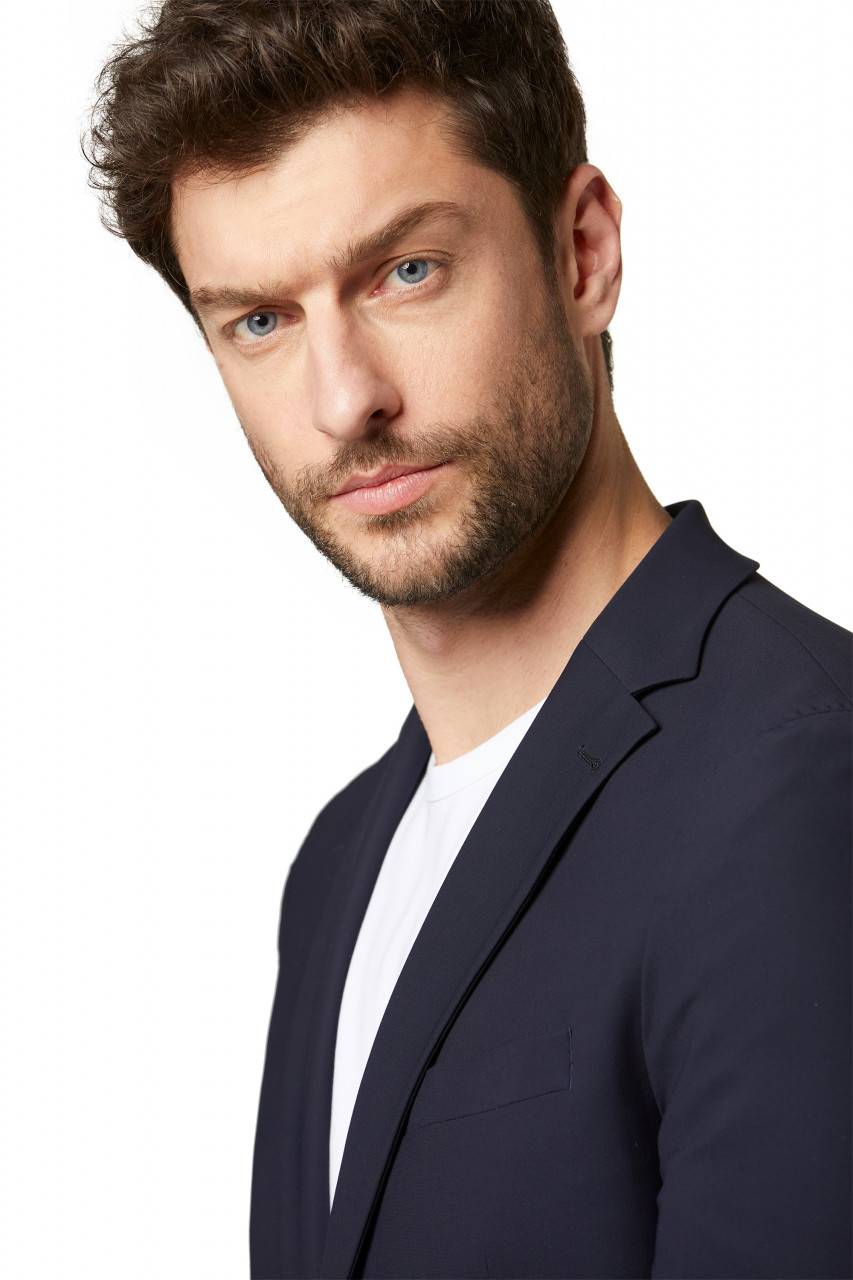 Digel Abito Blu Slim Fit Digel Move In Tessuto Tecnico