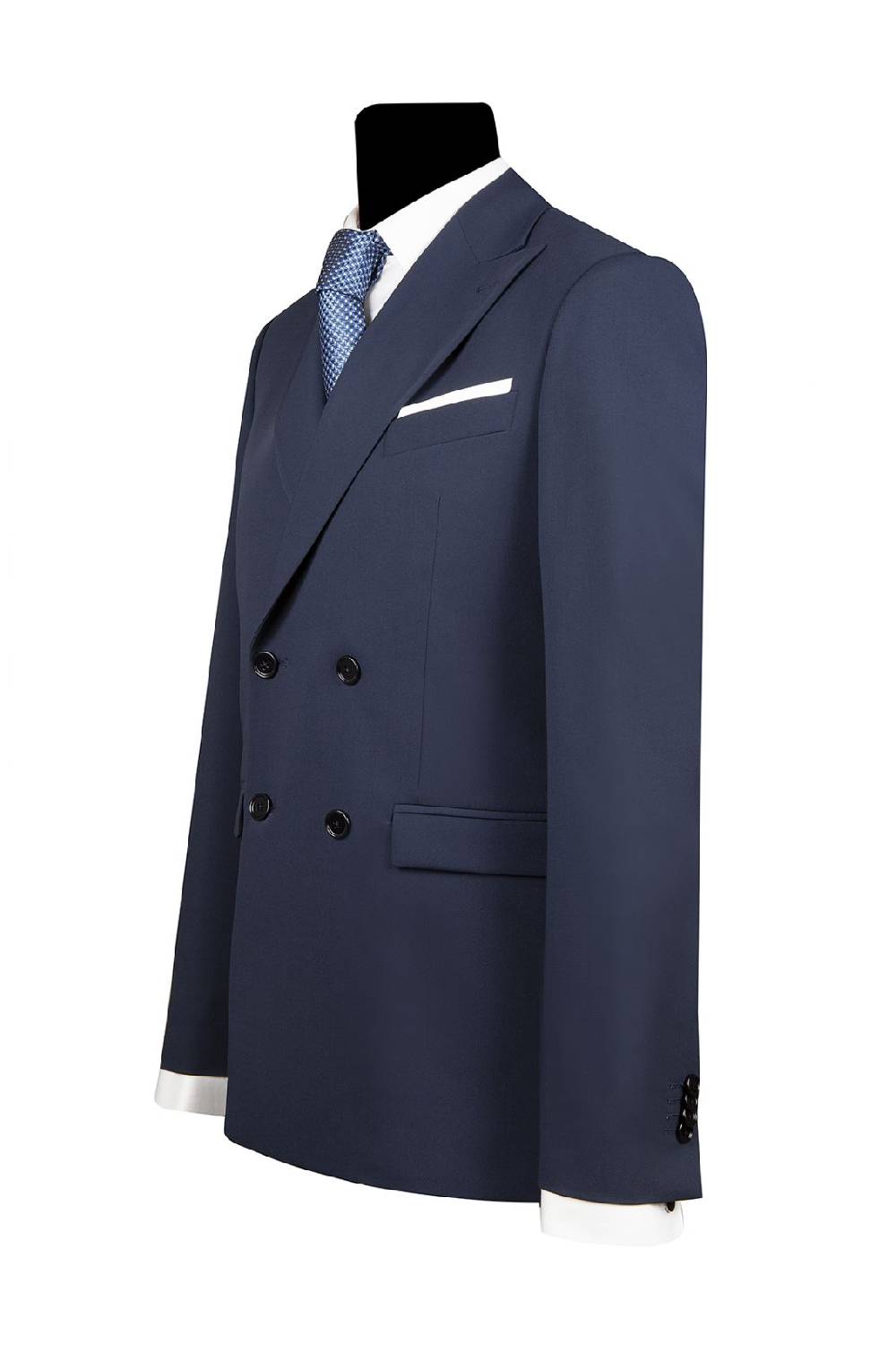 Simbols Abito Blu Slim Fit Doppiopetto Simbols Stretch