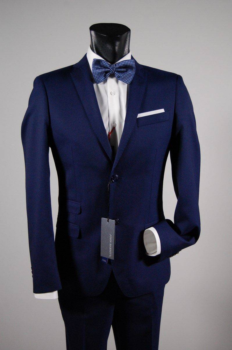 John Barritt Abito Blu Slim Fit John Barritt Ticket Pocket