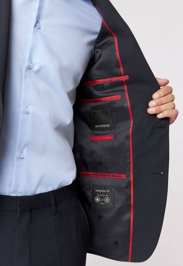 Roy Robson Abito Blu Slim Fit Roy Robson Lana Stretch