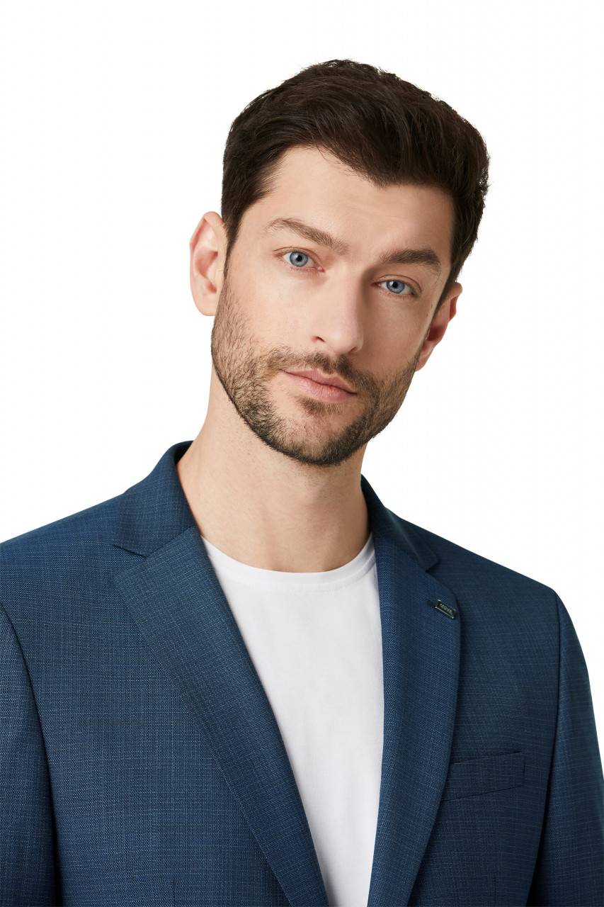 Digel Abito Bluette Drop Quattro Corto Slim Fit Digel Lana Stretch Zignone