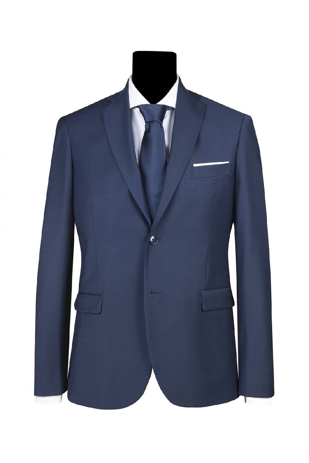 Simbols Abito bluette simbols lana stretch raso drop quattro comfort fit