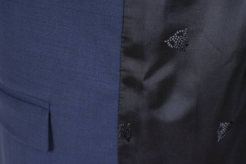 Roy Robson Abito Bluette Slim Fit Roy Robson In Lana Stretch