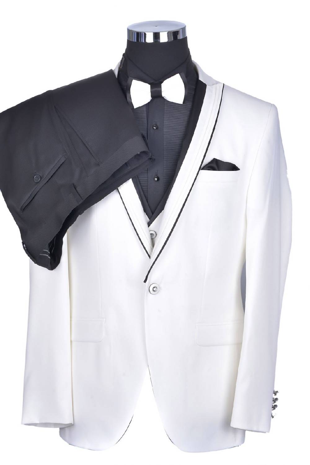 Baggi Abito Da Cerimonia Baggi Slim Fit Con Petto A Lancia