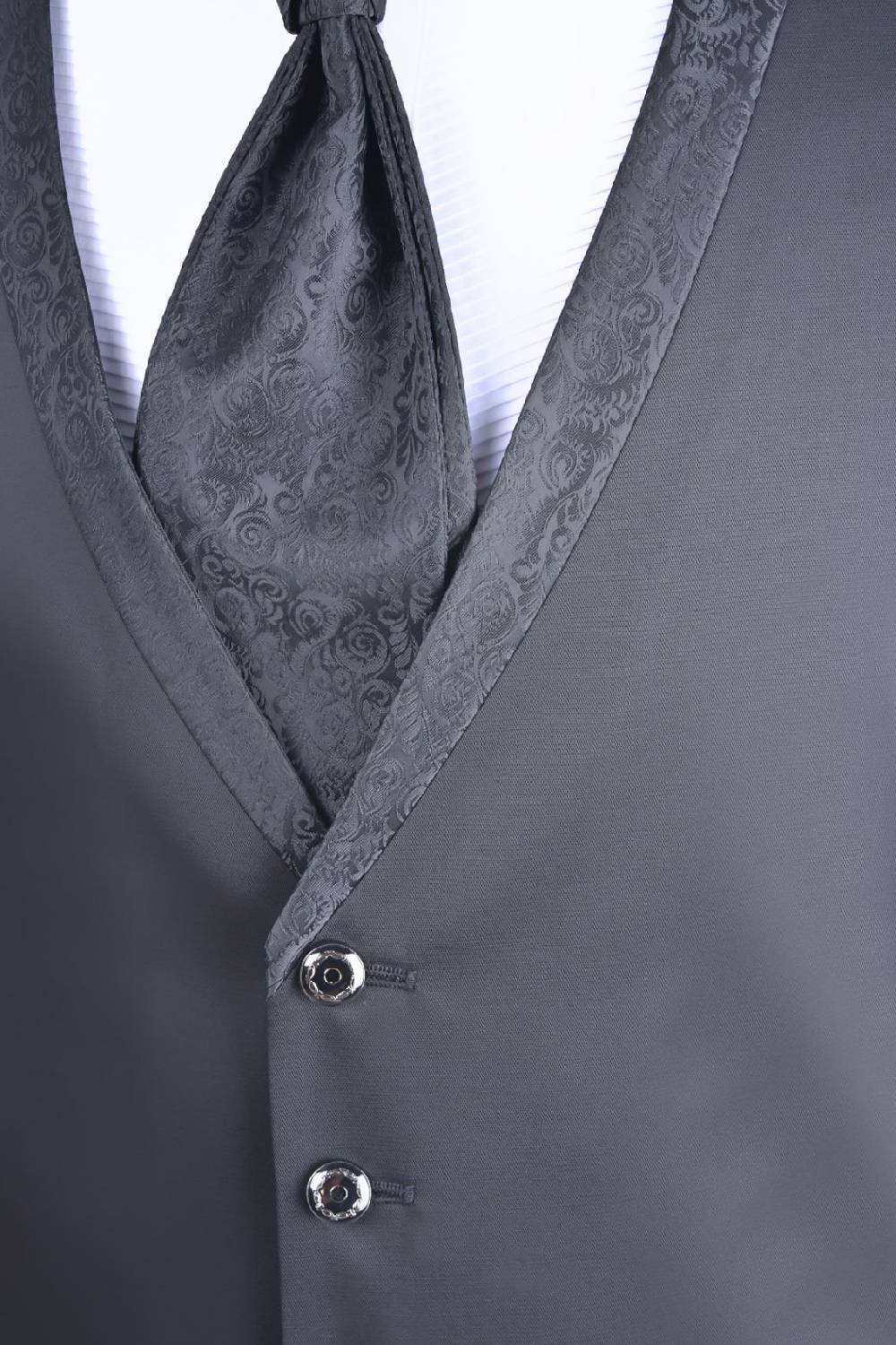 Baggi Abito Da Sposo Baggi Modello Alla Coreana Damascato Slim Fit